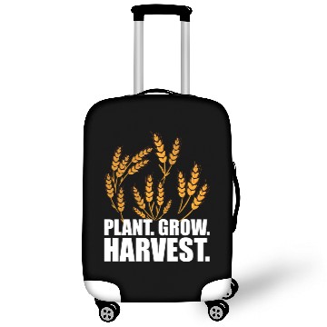Discover Wheat Farmer Plant Grow Harvest W Luggage Covers