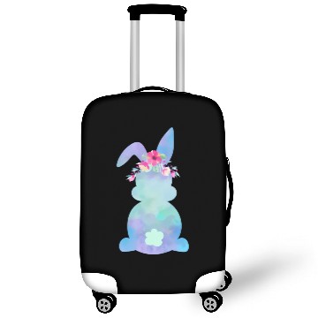 Discover Mommy And Me Tie-Dye Floral Bunny Rabbit Easter Luggage Covers