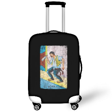 Discover Loteria El Borracho Colorful Tarot Card Luggage Covers