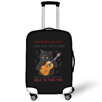 Discover Touch My Guitar and I will Slap You so hard Luggage Covers