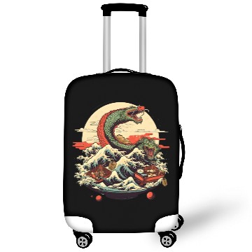 Discover Sushi Dragon Japanesse Kawaii Luggage Covers