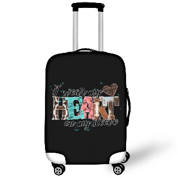 Discover I Wear My Heart On My Sleeve Luggage Covers
