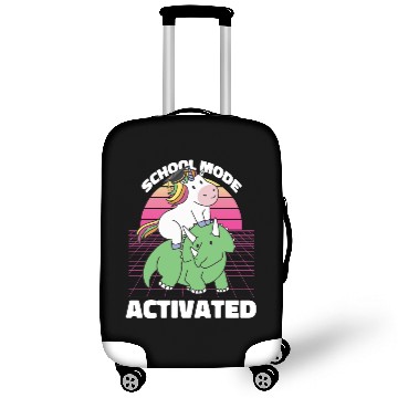 Discover Student Unicorn Triceratops Dino Back To School Luggage Covers