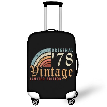 Discover 1978 vintage born vintage retro birthday Luggage Covers