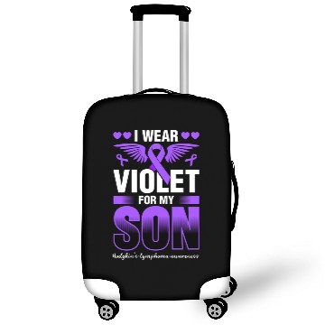 Discover I Wear Violet For My Son Hodgkins Lymphoma Luggage Covers