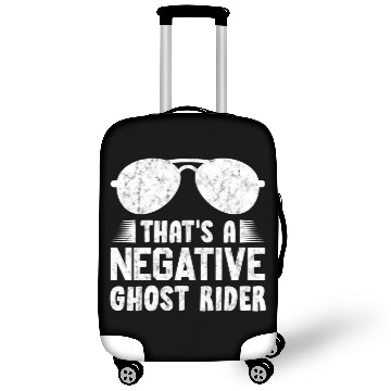 Discover That'S A Negative Ghost Rider Pun For Movie Luggage Covers
