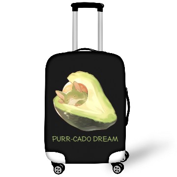 Discover Purr-Cado Dream Funny Avocado Kawaii Cat Lover Luggage Covers