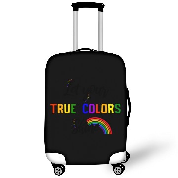 Discover Pride LGBT Love wins, we are queer and proud Luggage Covers