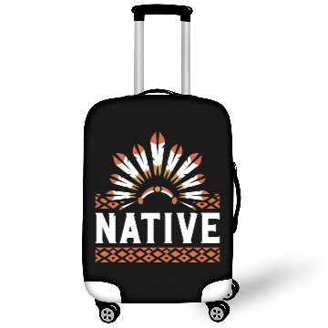 Discover Aboriginal Indians Indigenous Native American Day Luggage Covers
