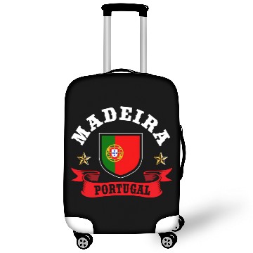 Discover Portuguese Flag Summer Beach Vacation Madeira Port Luggage Covers