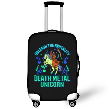 Discover Goth Rock Satan Unicorn Festivals Death Metal Luggage Covers