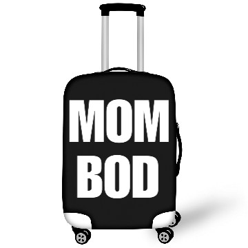 Discover Mom Bod Popular Gym Workout Quote quote Luggage Covers