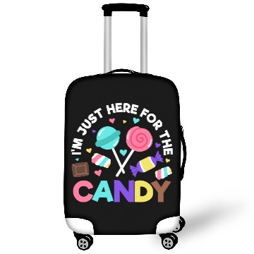 Discover Halloween Candy Trick or Treat Party quote Luggage Covers