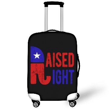 Discover Raised Right Proud Republican Elephant Logo Usa Luggage Covers