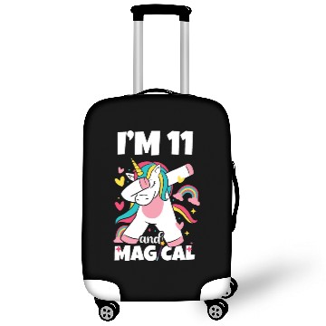 Discover I'm 11 and Magical Dabbing Kid Unicorn 11th 3D Luggage Covers