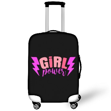Discover Preppy Room Decor Girl Power Quote With Lightning Luggage Covers