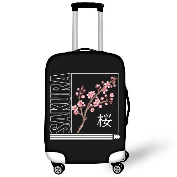 Discover Cherry Blossom Luggage Covers, Sakura Kawaii Pop Culture