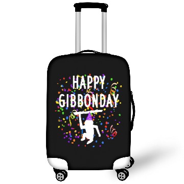 Discover Gibbon October 24th Gibbon Animal Welfare Monkey Luggage Covers