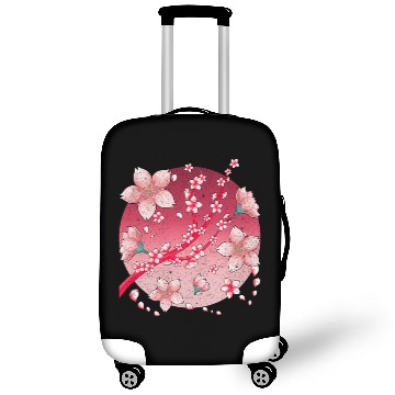 Discover Japanese culture sakura gift cherry blossoms Luggage Covers