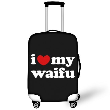 Discover I Love My Waifu I Heart My Waifu Luggage Covers