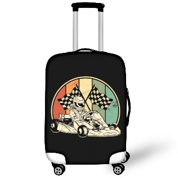 Discover Kart Karting Retro Racing Kart Training Gift Luggage Covers