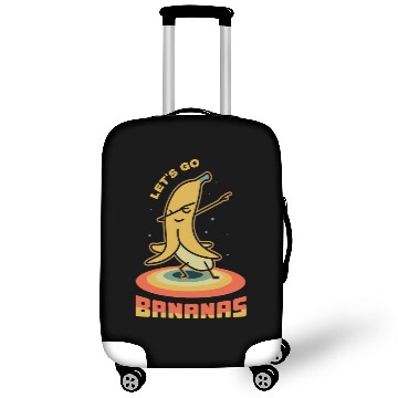 Discover Vintage Funny Banana Meme Let Us Go Banana Luggage Covers