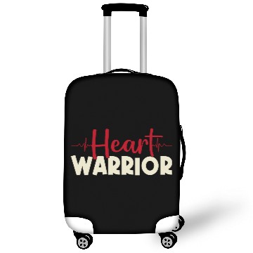 Discover Heart Warrior Luggage Covers-Heart Surgery Gift-Survivor