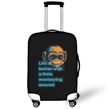 Discover Ape, life is better with a little monkeying around Luggage Covers