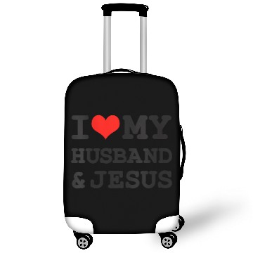 Discover I Love My Husband & Jesus, Rotic Christian Luggage Covers