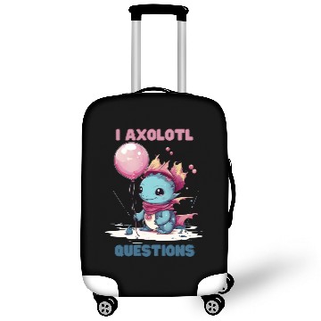 Discover I Axolotl Questions Cute Axolotl Kawaii Luggage Covers