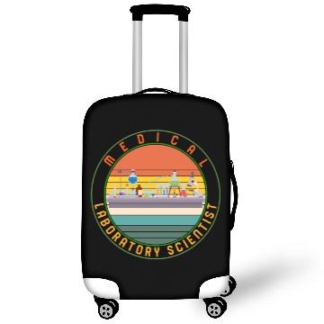 Discover Science Luggage Covers, Medical Laboratory Scientist Luggage Covers,