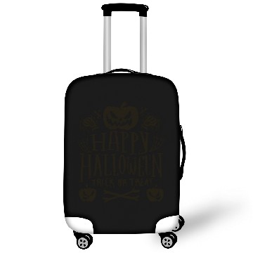 Discover Happy Halloween Pumpkin Trick Or Treat Spider Luggage Covers