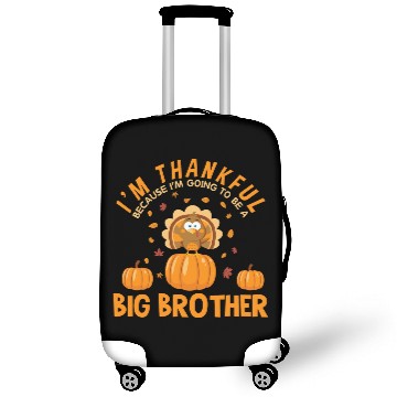 Discover Thanksgiving Going To Be A Big Brother Pregnant Luggage Covers