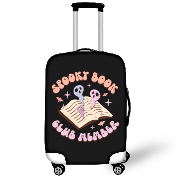Discover Spooky Book Club Member, Happy Halloween Day Luggage Covers