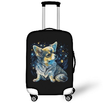 Discover Chihuahua | Van Gogh Art Starry Night Beautiful Luggage Covers