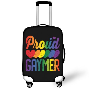 Discover Proud Gaymer Gay Pride Lesbian Rainbow Flag Luggage Covers