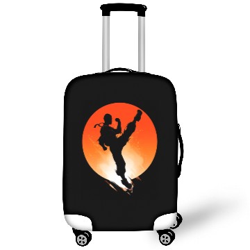 Discover Karate Kick Taekwondo Kickboxing Martial Arts Luggage Covers