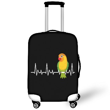Discover Lovebird Heart Beat Love Birds Bird lover Luggage Covers