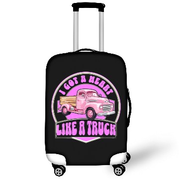 Discover Heart Like A Truck, Western Boho Sunset Deser Luggage Covers