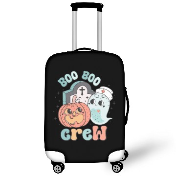 Discover Boo Boo Crew Nurse Funny Ghost Women Halloween Luggage Covers