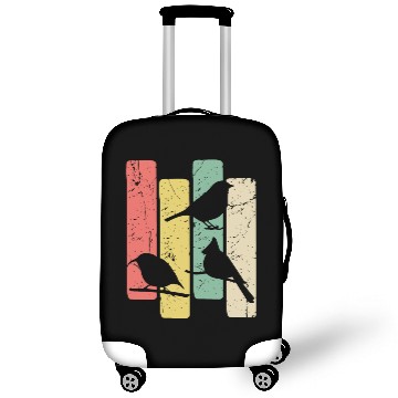 Discover Birds Art Budgie Heron Sparrow Robin Hummingbird Luggage Covers