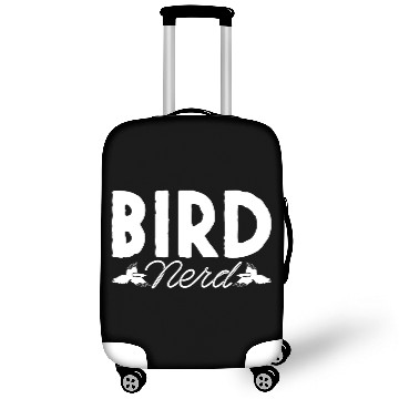 Discover Bird Nerd Joke Birds Lover Budgie Parrot Heron Luggage Covers