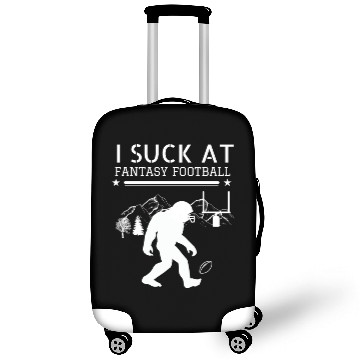Discover I SUCK AT FANTASY FOOTBALL Luggage Covers
