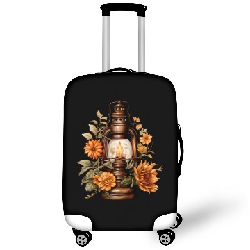 Discover Vintage Wildflower Poster Green Botanical Wall Art Luggage Covers