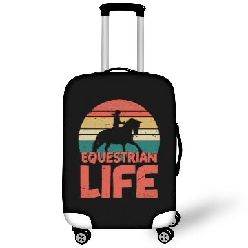 Discover Equestrian Life Horseback Riding Girl Luggage Covers