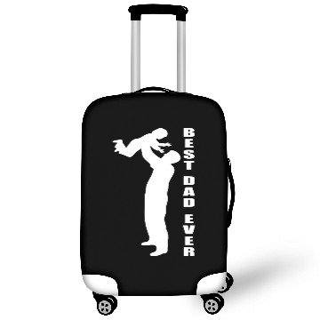 Discover Dad Love Father Family Children Luggage Covers