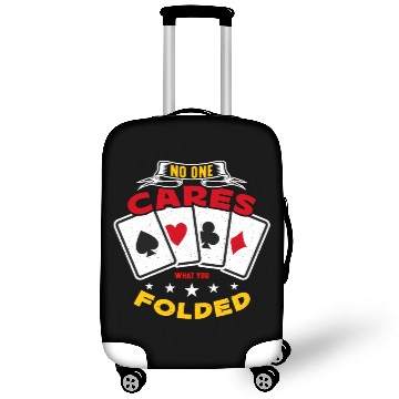 Discover Classic Blackjack No One Cares What You Card Game Luggage Covers