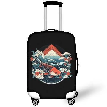 Discover Koi Fish Koi Carp Japanese Koi Garden-Pond Koi Luggage Covers