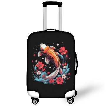 Discover Koi Fish Koi Carp Japanese Koi Garden-Pond Koi Luggage Covers