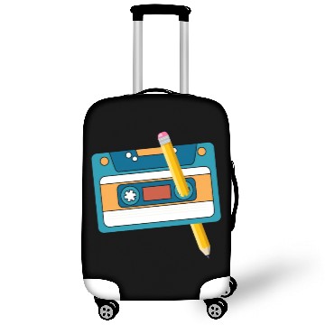 Discover 80's Cassette Tape 1990s Pencil Winding Cassette Luggage Covers